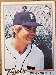 Mickey Stanley Detroit Tigers 1978 Topps Baseball Card #232 VG