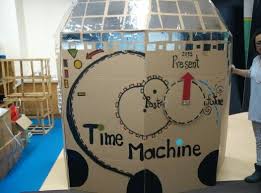 Cardboard Time Machine Camping Crafts Time Travel Machine Preschool Fun It's just a matter of time before we build a time machine that can take us into the far future. cardboard time machine camping crafts