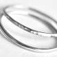 Make a trio of sterling silver textured rings.