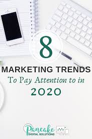 8 Marketing Trends To Pay Attention To In 2020 Pancake Digital Solutions In 2020 Digital Marketing Business Marketing Trends Digital Marketing Social Media