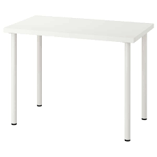 For small workspaces, floating desks are mounted directly into the wall to reduce the amount of room you need. Linnmon Adils Table White Ikea