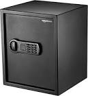 Home Keypad Safe - 1.52 Cubic Feet, 13.8 x 13 x 16.5 Inches, Black AmazonBasics