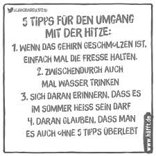 8 Sprüche über Hitze Häfftde