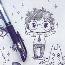 Naomi Lord On Instagram I Had To Sit Through A Web Seminar On Online Security And I Spent The Entire Ti Doodle Drawings Harry Potter Fan Art Character Design