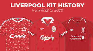 These can be any of the team designs with your favourite player's name and number emblazoned on the back. The History Of The Liverpool Fc Home Kit Liverpool Fc This Is Anfield