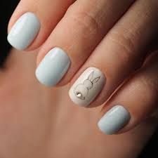 Cute Lil Bunny Bunny Nails Easter Nail Designs Nails