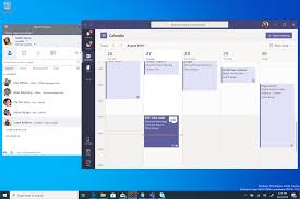 Text reads  run better meeting with microsoft teams text continues review with a post meeting transcript with microsoft teams app. What S New In Microsoft Teams August 2019 Microsoft Tech Community