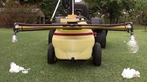 Tow behind sprayer has spot sprayer and pressure gauge that can be used for applying fertilizer, watering plants, or spraying herbicides and pesticides. Home Made Foam Marker For Boom Sprayer Youtube