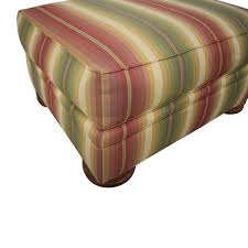 Check out our selection of fabric ottomans bring some extra warmth and texture to a room. 89 Off Thomasville Thomasville Striped Ottoman Chairs