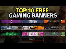 A youtube banner maker allows you to effortlessly create stunning channel banners in seconds! Top 10 Gaming Banner Template Free Download Banners Velosofy
