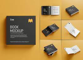 Download Free Square Paperback Book Mockup Psd Set 8 Renders Good Mockups