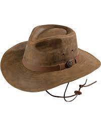 Outback Unisex Leather Kodiak Hat In 2021 Leather Hats Hats For Men Leather