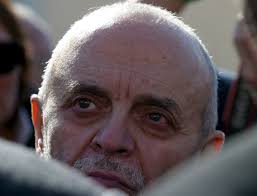 Italian Carlo Castagna Attends Funeral His Editorial Stock Photo