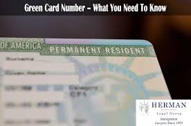 The permanent resident card (pr card; Green Card Number What You Need To Know Herman Legal Group