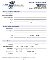 Maintenance work order request forms are used in the event that any person or company needs to have certain things checked up for maintenance purposes. Free 9 Sample Work Order Forms In Ms Word Pdf