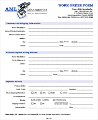Medical office forms in.doc format. Free 9 Sample Work Order Forms In Ms Word Pdf