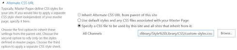 Managing The Sharepoint Style Sheet Cascade Sharepoint Blog