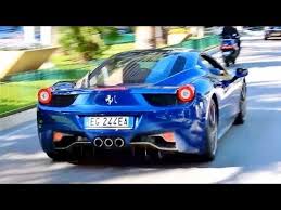 Ferrari 458 italia coloring pages. Blue Ferrari 458 Italia Hard Acceleration And Sound Youtube