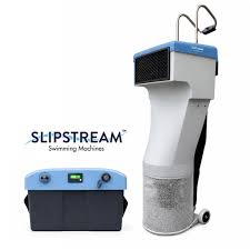 Swim Machine for Pools, 2,000 GPM — Slipstream P2000 Swim Jet & Current Generator, Portable, Inground & Above Ground, Slate Blue