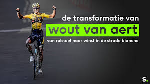Je weet nooit wat je van hen kan verwachten. De Transformatie Van Wout Van Aert Van Rolstoel Tot Winst In De Strade Bianche Youtube