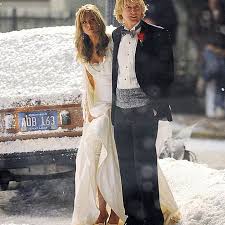 Connect with us on twitter. Hollywood Brides Brought To You By Www Myfauxdiamond Com Jennifer Aniston In Marley And Me Celebrity Bride Wedding Movies Movie Wedding Dresses
