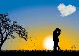 Image result for images couple in love silhouette