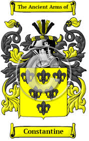 Constantine Name Meaning, Family History, Family Crest & Coats of Arms