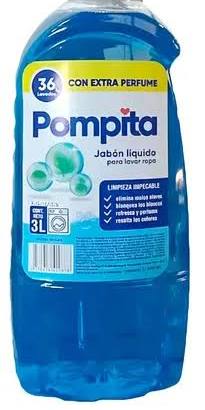 Jabón Pompita para Ropa 3L