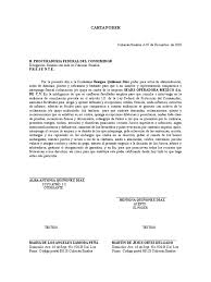 Carta Poder Para Profeco Gobierno Politica