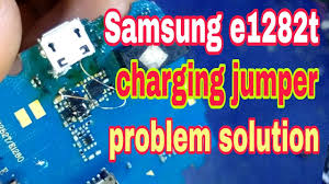 samsung e1282t charging jumper - YouTube