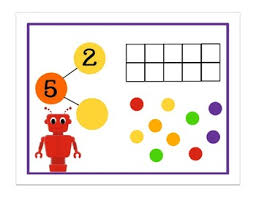 Robot Number Bond Flip Chart