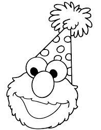 39+ sesame street birthday coloring pages for printing and coloring. Elmo Birthday Coloring Pages Coloring Home