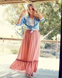 Rock Mode Zum Selbernahen Im Burda Style Onlineshop Maxirock Modestil Hippie Rock
