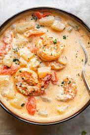 Instant Pot Creamy Shrimp Soup Shrimp Soup Recipes Soup Recipes Shrimp Soup