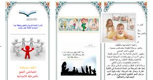 مطوية خصائص النمو في المرحلة الابتدائية Doc Google Drive