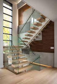 Lakeshore Contemporary Staircase Toronto By Carrothers And Associates Inc Houzz In 2022 Contemporary Staircase Staircase U Shaped Staircase