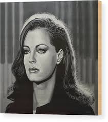 Romy Schneider Wood Print by Paul Meijering