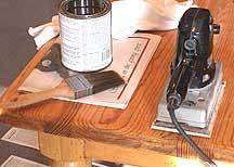 refinishing a pine kitchen table hometips