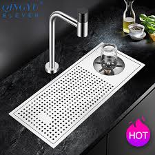 cup washer bar counter kitchen sink 304