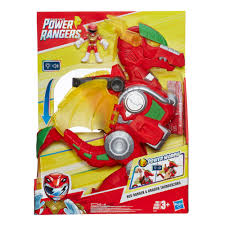 Power rangers, puzzle & dragons collaboration announced. Playskool Heroes Power Rangers Red Ranger And Dragon Thunderzord Big W