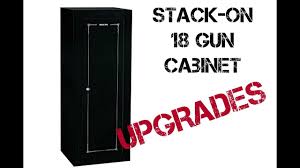 The foam padded top self and cabinet bottom along with foam barrel rests protect firearms. Stack On 18 Gun Cabinet Best Upgrades Youtube