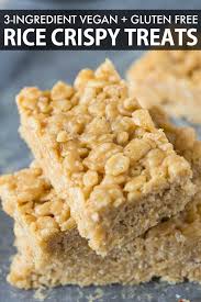 Vegan Rice Crispy Treats Gluten Free Recipe Vegan Rice Crispy Treats Crispy Treats Rice Crispy Treats