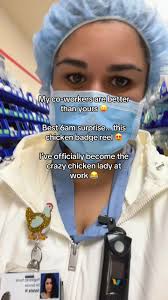 Unique Chicken Badge Reel for Work Life