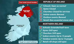 This weekend (june 5 and 6) and next weekend (june 12 and 13). Coronavirus Ireland How Does Ireland S Lockdown Differ From Northern Irish Circuit Breaker Daily Mail Online