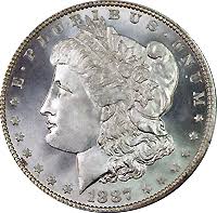 1887 Morgan Silver Dollar Value Cointrackers