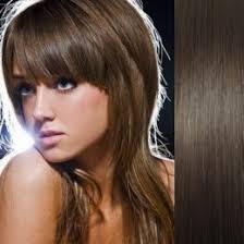 For soft, sultry tresses, pair brunette balayage with a fringe to help frame your face and emphasise the different shades in your hair. Clip In Human Hair Bangs Fringes Clipinhair Nl