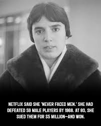 I'll bet you ten I can beat you." Beth Harmon