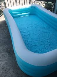 Free delivery on orders over $35. Inflatable Pool With Air Pump Babies Kids Bathing Changing Bathtub Bath Accessories On Carousell