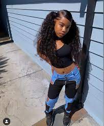 Adopted By Tyga Badkid Mark Love Story Mixed Girl Hairstyles Cute Date Outfits Cute Mixed Girls