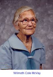 Wilmouth Viola “Wilmouth” Cole McVay (1903-1988)